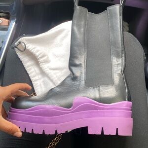 Bottega Veneta Purple boots size 43. Not used as much, still looks brand new!